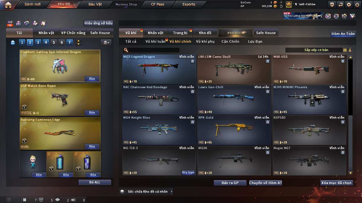 shop acc cf uy tin gia re